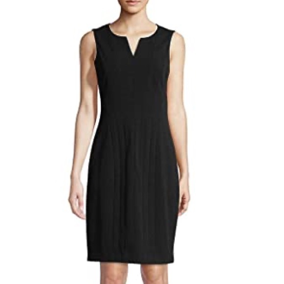 Calvin Klein Dresses & Skirts - Calvin Klein Sleeveless Seamed Sheath Little Black Dress Wedding Business 4